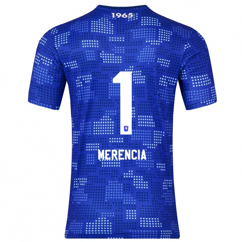 DanxenレディースLeandro Merencia#1ブルー スカイブルーアウェイシャツ2025/26ジャージーユニフォーム