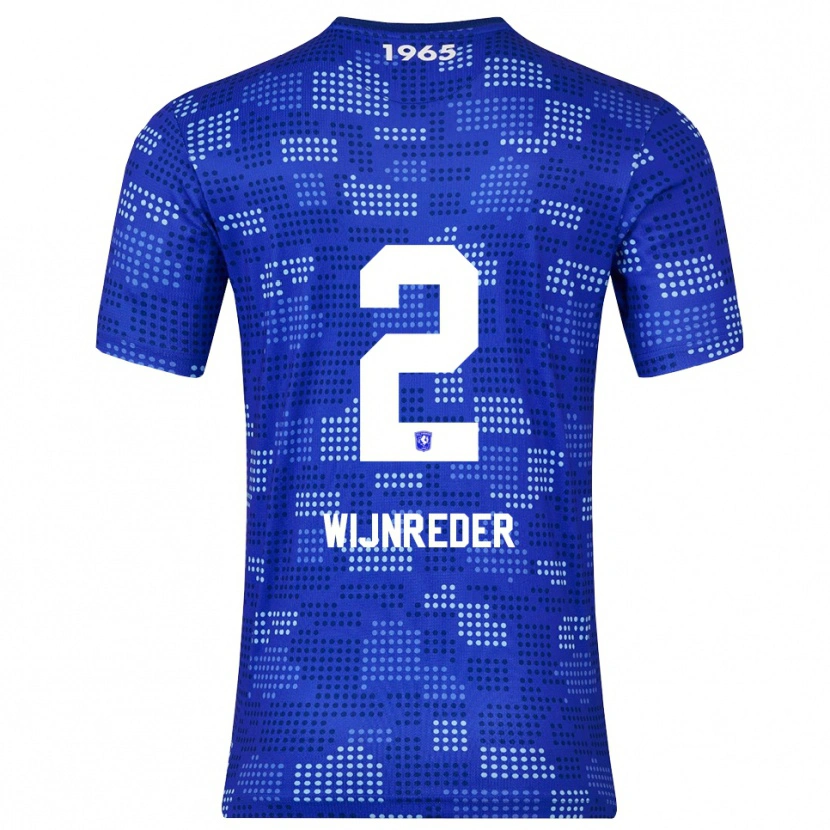 DanxenレディースJeppe Wijnreder#2ブルー スカイブルーアウェイシャツ2025/26ジャージーユニフォーム