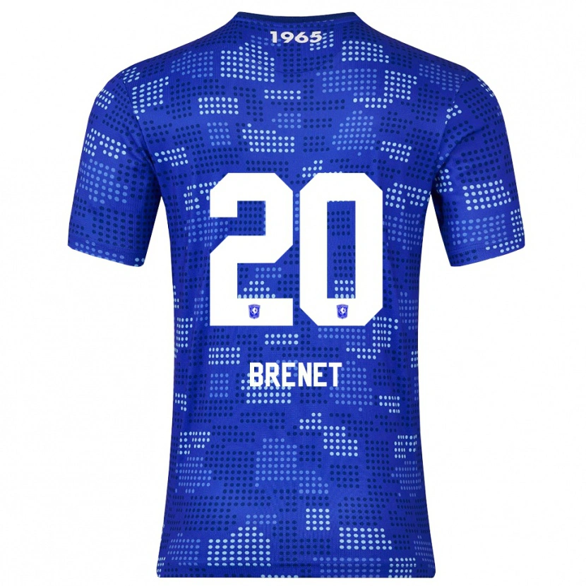Danxenレディースジョシュア・ブレネト#20ブルー スカイブルーアウェイシャツ2025/26ジャージーユニフォーム