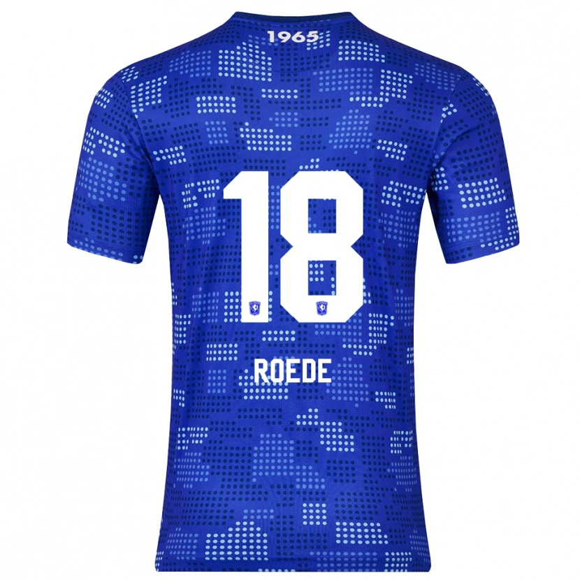 DanxenレディースMelle Roede#18ブルー スカイブルーアウェイシャツ2025/26ジャージーユニフォーム