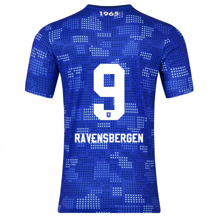 DanxenレディースJaimy Ravensbergen#9ブルー スカイブルーアウェイシャツ2025/26ジャージーユニフォーム
