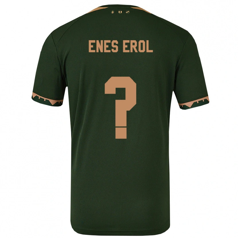 DanxenレディースKubilay Enes Erol#0グリーン ゴールドアウェイシャツ2025/26ジャージーユニフォーム