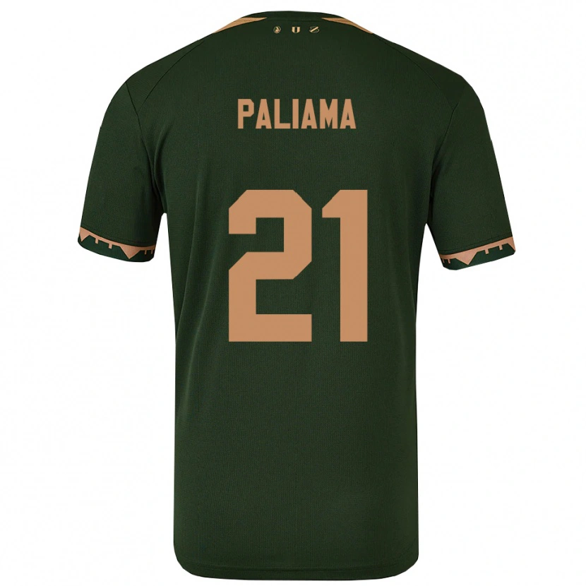 DanxenレディースJoni Paliama#21グリーン ゴールドアウェイシャツ2025/26ジャージーユニフォーム