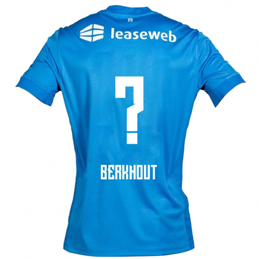 DanxenレディースJorn Berkhout#0ブルー ホワイトアウェイシャツ2025/26ジャージーユニフォーム
