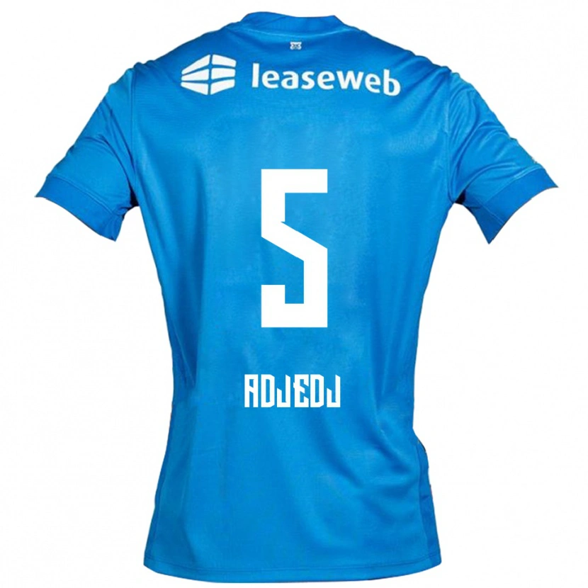 DanxenレディースEliav Adjedj#5ブルー ホワイトアウェイシャツ2025/26ジャージーユニフォーム