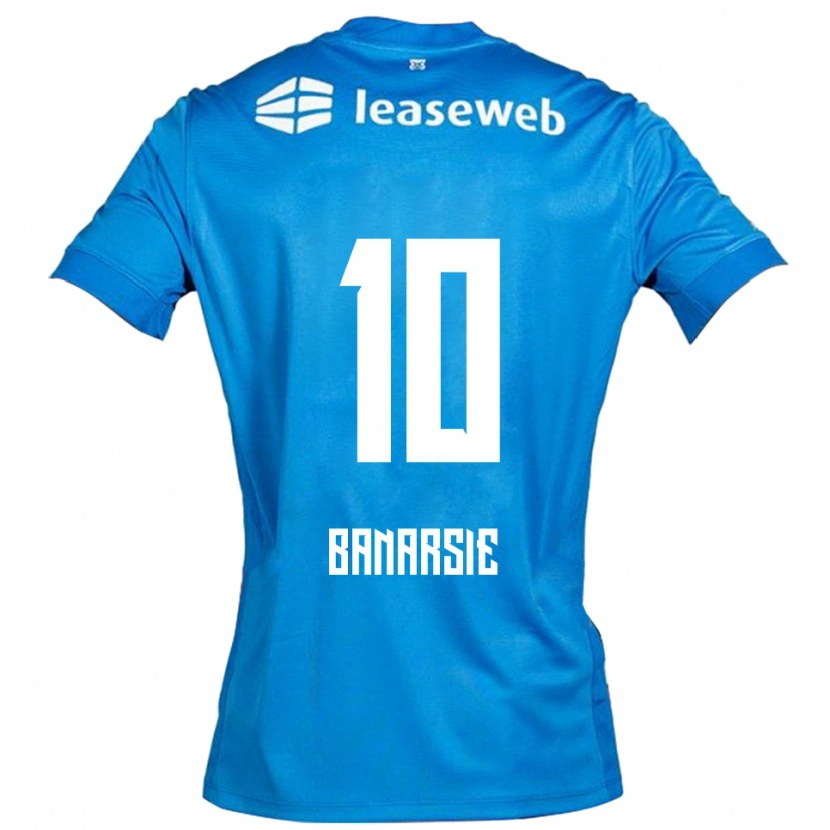 DanxenレディースAmy Banarsie#10ブルー ホワイトアウェイシャツ2025/26ジャージーユニフォーム