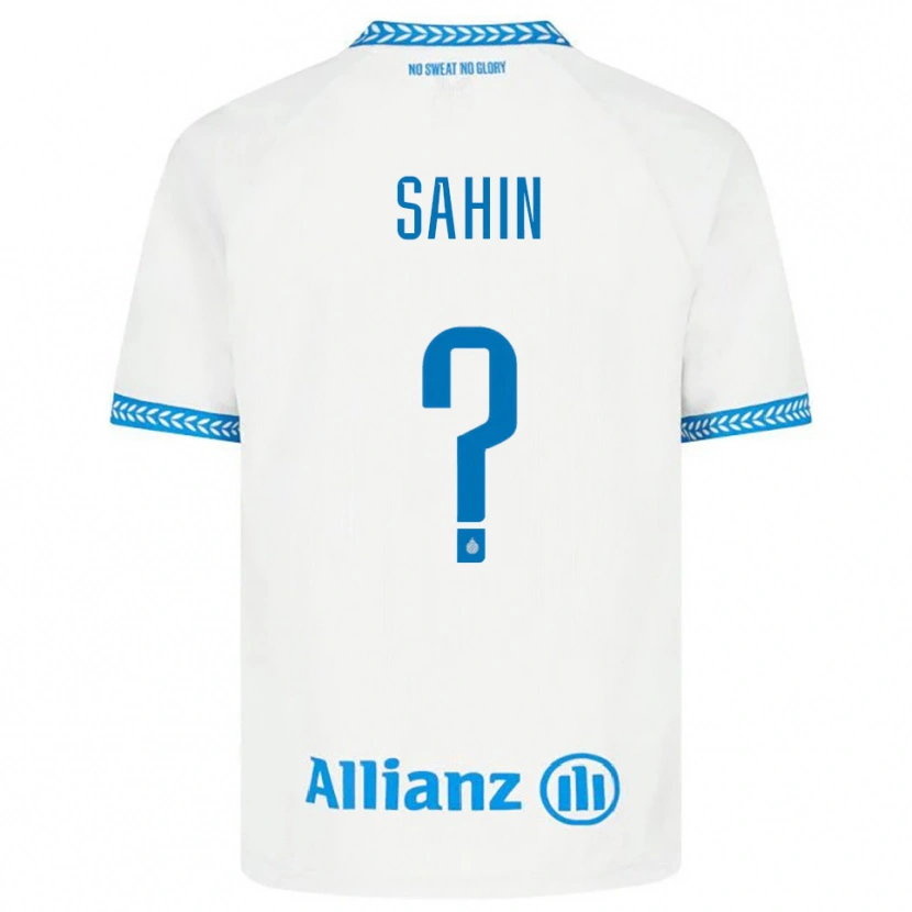 DanxenレディースIlhan Sahin#0ブルー ホワイトアウェイシャツ2025/26ジャージーユニフォーム