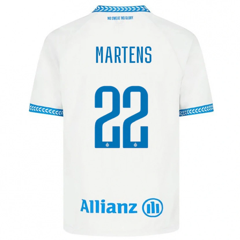 DanxenレディースQuinze Martens#22ブルー ホワイトアウェイシャツ2025/26ジャージーユニフォーム