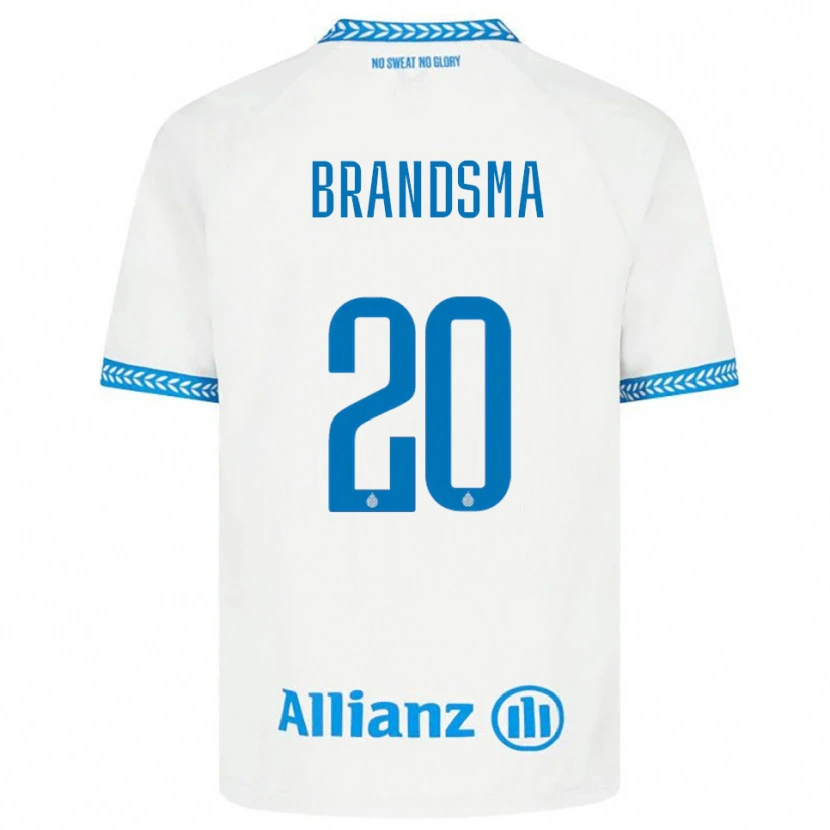 Danxenレディースイルケ・ネリー・ディック・ブランズマ#20ブルー ホワイトアウェイシャツ2025/26ジャージーユニフォーム