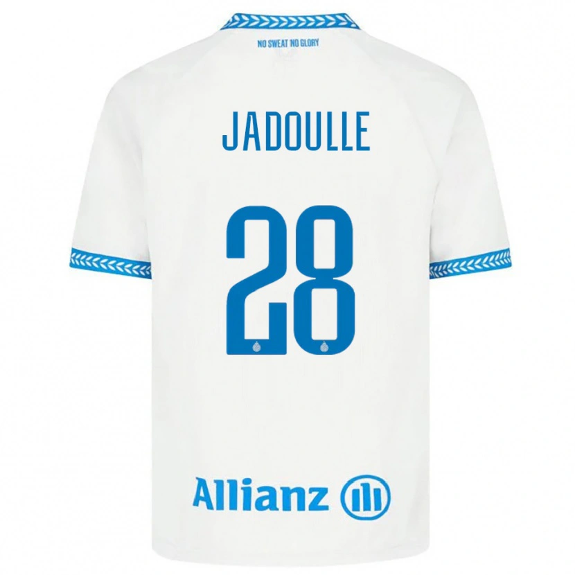 DanxenレディースRomane Jadoulle#28ブルー ホワイトアウェイシャツ2025/26ジャージーユニフォーム