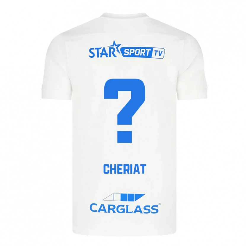 DanxenレディースRayan Cheriat#0ホワイト ブルーアウェイシャツ2025/26ジャージーユニフォーム