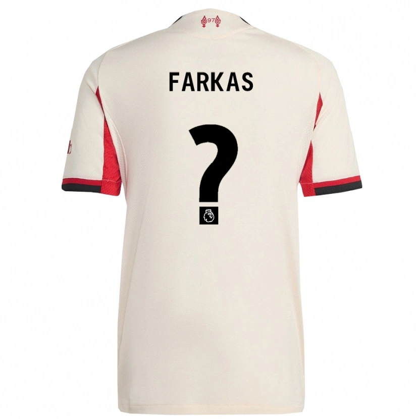 DanxenレディースErik Farkas#0ホワイト ブラックアウェイシャツ2025/26ジャージーユニフォーム