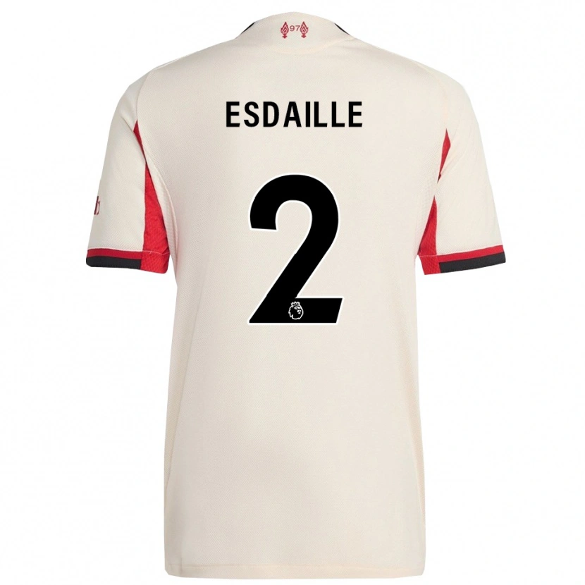 DanxenレディースDj Esdaille#2ホワイト ブラックアウェイシャツ2025/26ジャージーユニフォーム