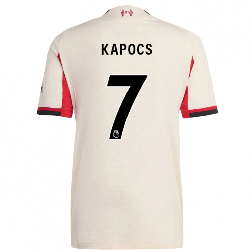 DanxenレディースCornelia Kapocs#7ホワイト ブラックアウェイシャツ2025/26ジャージーユニフォーム
