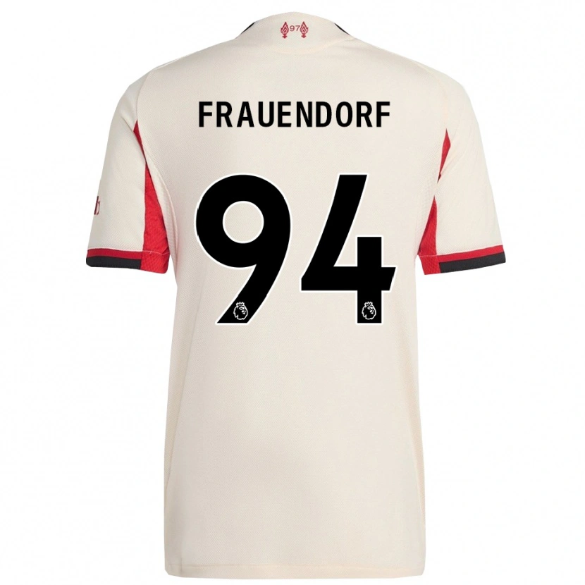 Danxenレディースメルカム・フラウエンドルフ#94ホワイト ブラックアウェイシャツ2025/26ジャージーユニフォーム