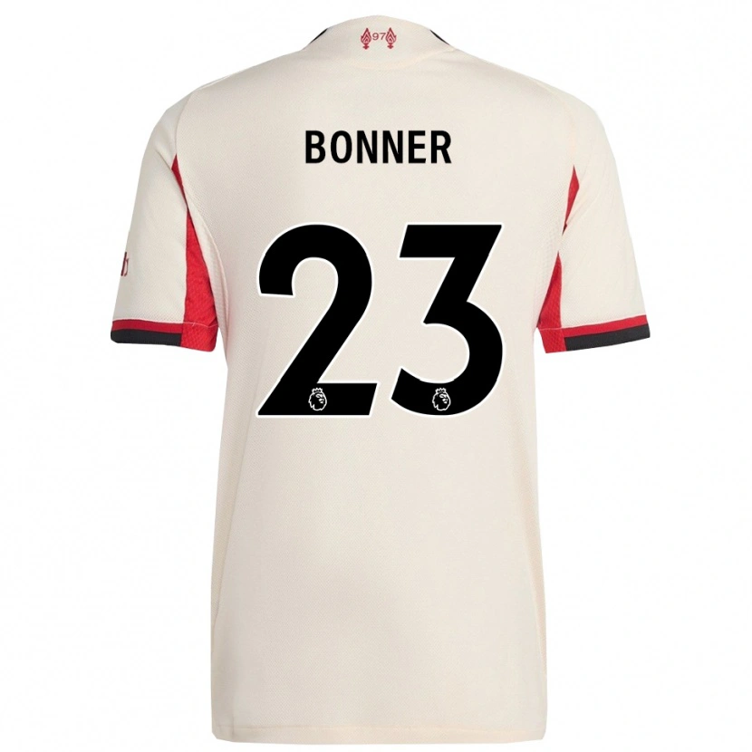 Danxenレディースジェマ・ボナー#23ホワイト ブラックアウェイシャツ2025/26ジャージーユニフォーム
