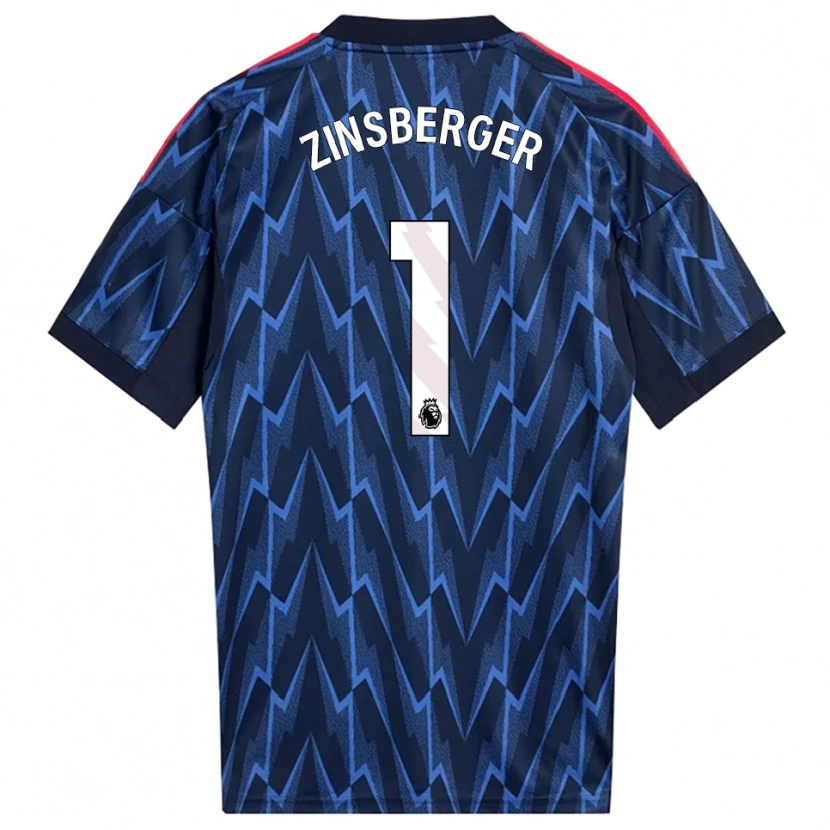 Danxenレディースマヌエーラ・ツィンスベルガー#1ネイビー レッドアウェイシャツ2025/26ジャージーユニフォーム