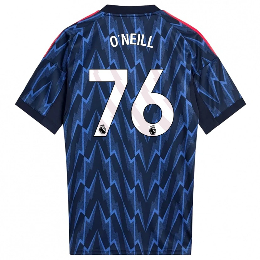 DanxenレディースCeadach O’neill#76ネイビー レッドアウェイシャツ2025/26ジャージーユニフォーム