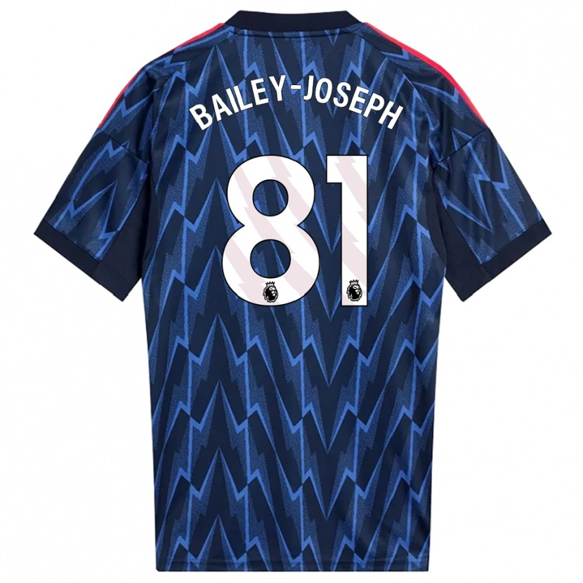 DanxenレディースBrando Bailey-Joseph#81ネイビー レッドアウェイシャツ2025/26ジャージーユニフォーム
