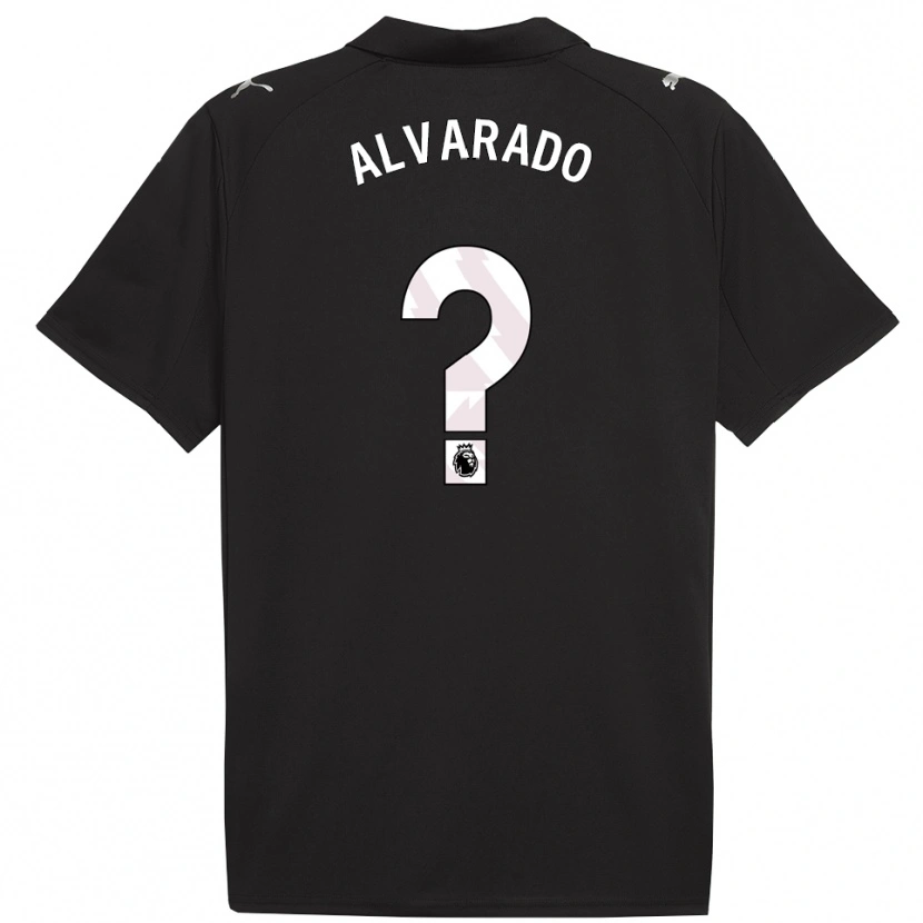 DanxenレディースLucas Alvarado#0ブラック ホワイトアウェイシャツ2025/26ジャージーユニフォーム