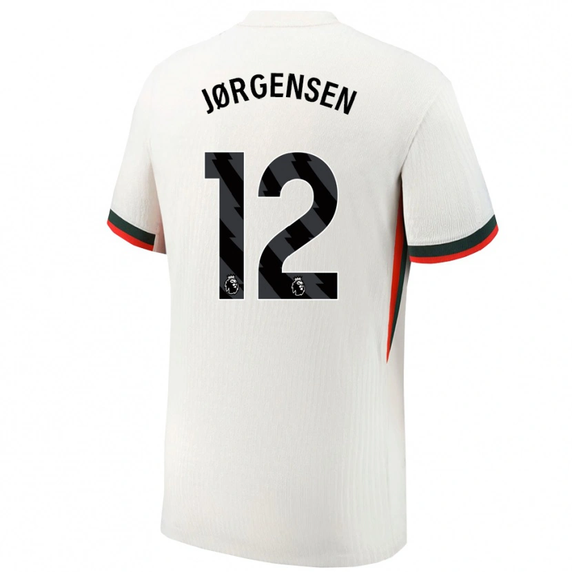 Danxenレディースフィリップ・ヨルゲンセン#12ホワイト グリーンアウェイシャツ2025/26ジャージーユニフォーム