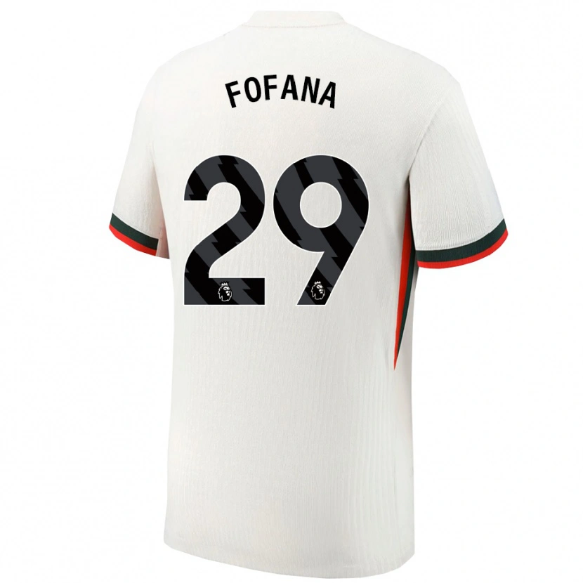 Danxenレディースウェズリー・フォファーナ#29ホワイト グリーンアウェイシャツ2025/26ジャージーユニフォーム