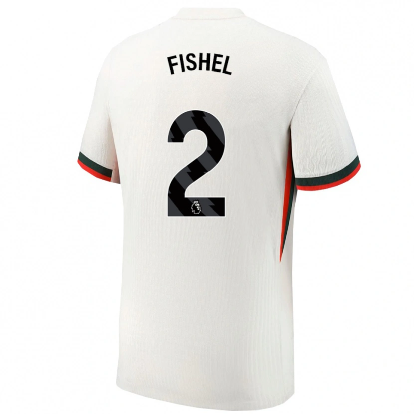 Danxenレディースミア・フィシェル#2ホワイト グリーンアウェイシャツ2025/26ジャージーユニフォーム
