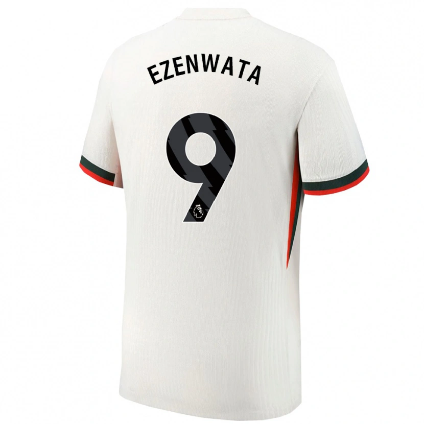 DanxenレディースChizaram Ezenwata#9ホワイト グリーンアウェイシャツ2025/26ジャージーユニフォーム