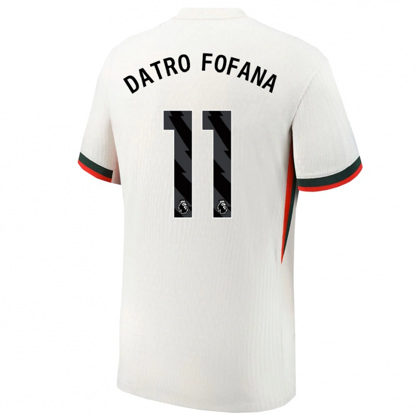 Danxenレディースダヴィド・ダトロ・フォファナ#11ホワイト グリーンアウェイシャツ2025/26ジャージーユニフォーム