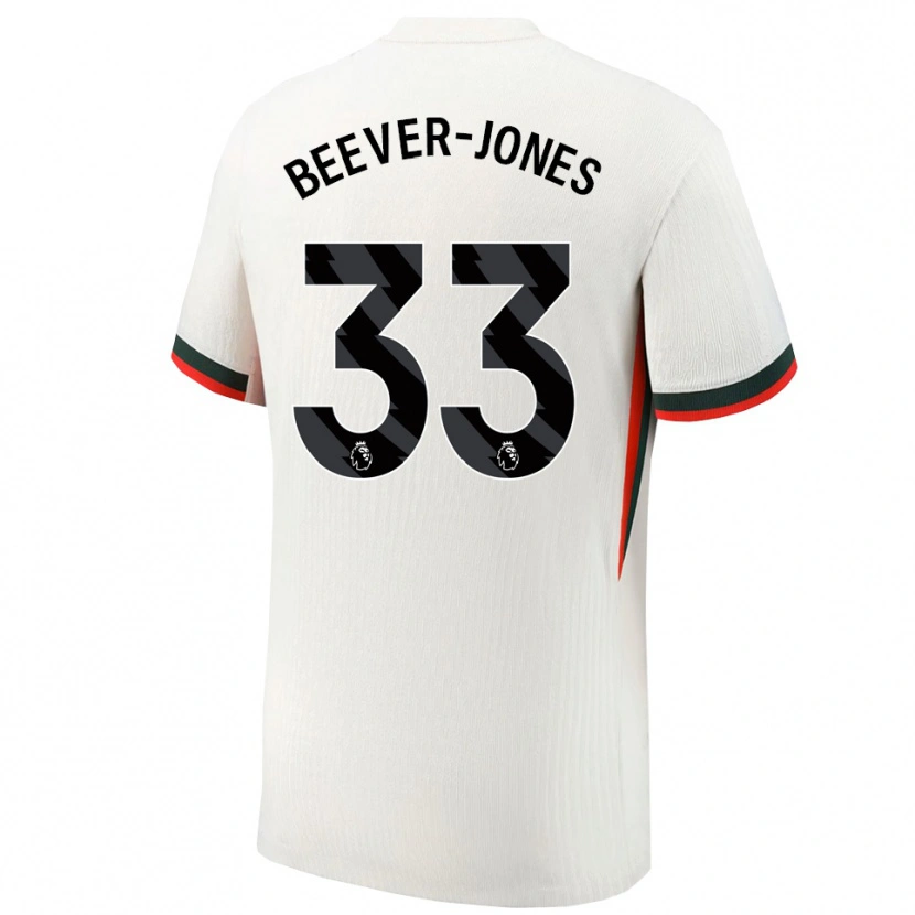 Danxenレディースアギー・ビーバー・ジョーンズ#33ホワイト グリーンアウェイシャツ2025/26ジャージーユニフォーム