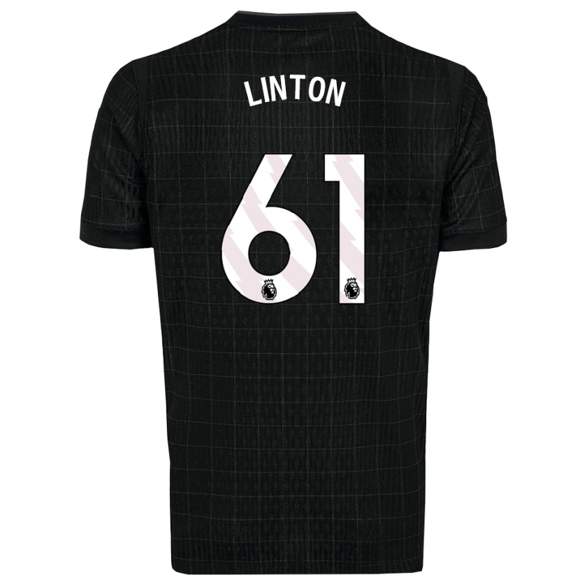 DanxenレディースJahziah Linton#61ブラック グレーアウェイシャツ2025/26ジャージーユニフォーム