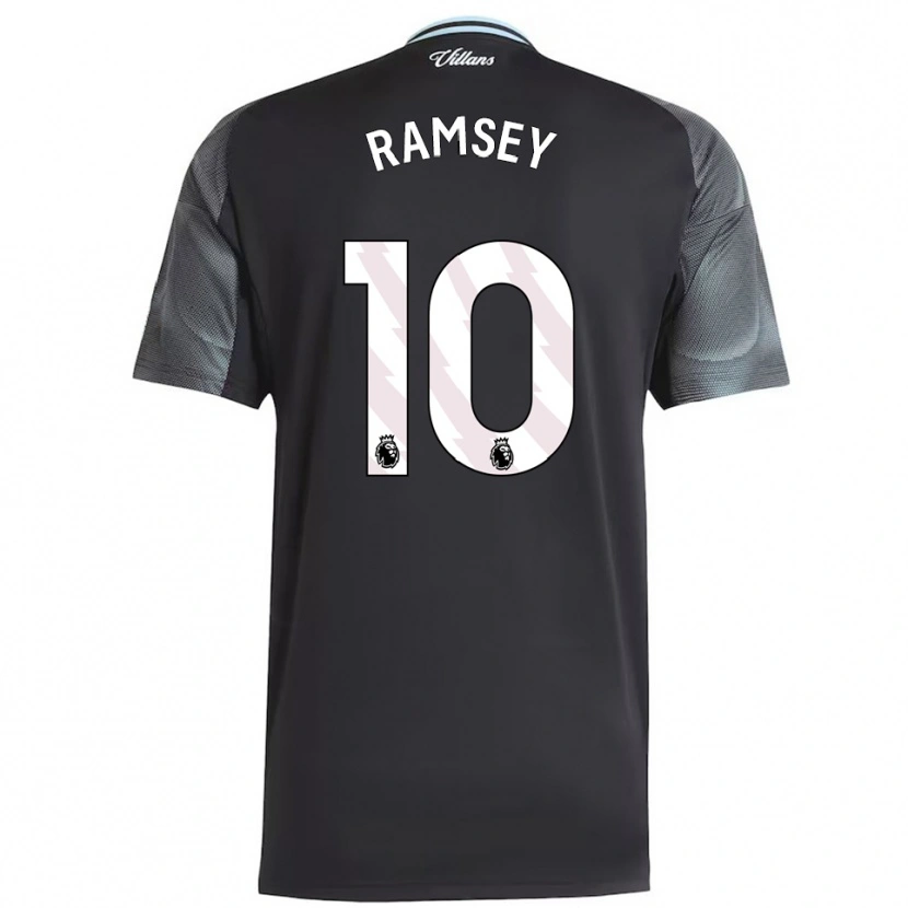 DanxenレディースCole Ramsey#10ブラック スカイブルーアウェイシャツ2025/26ジャージーユニフォーム