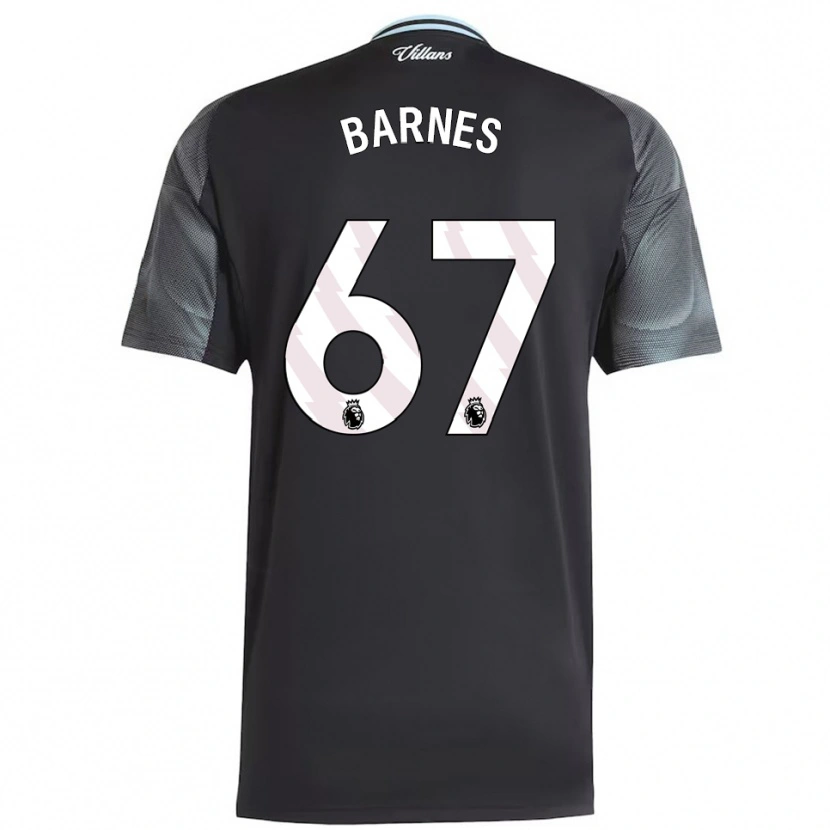 DanxenレディースMikell Barnes#67ブラック スカイブルーアウェイシャツ2025/26ジャージーユニフォーム