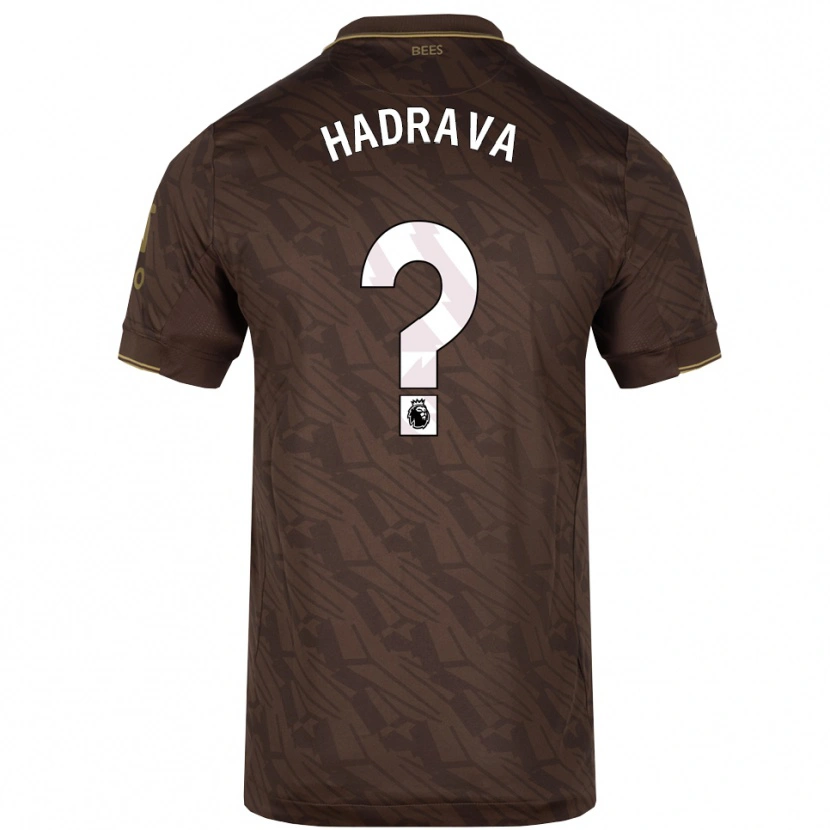 DanxenレディースLily Hadrava#0ブラウン ゴールドアウェイシャツ2025/26ジャージーユニフォーム