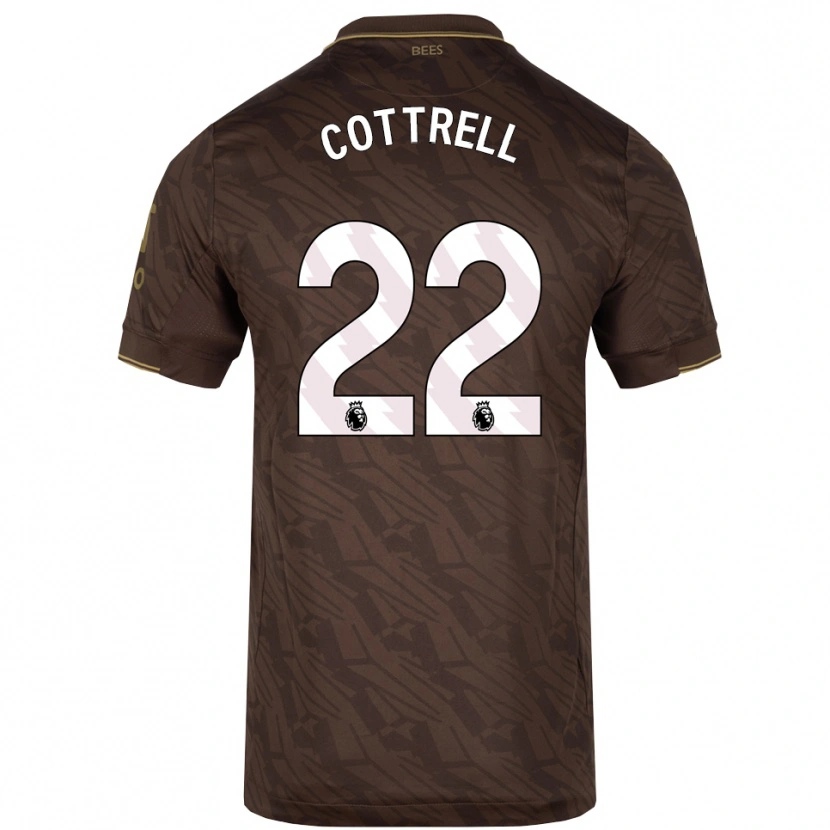 DanxenレディースEleonora Cottrell#22ブラウン ゴールドアウェイシャツ2025/26ジャージーユニフォーム