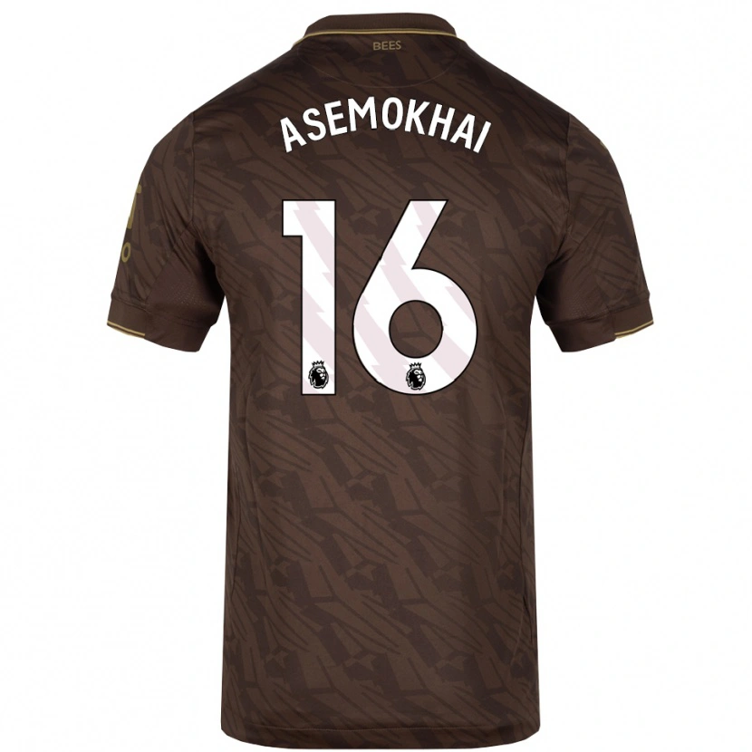DanxenレディースGregory Asemokhai#16ブラウン ゴールドアウェイシャツ2025/26ジャージーユニフォーム