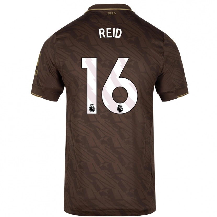 DanxenレディースJodie Reid#16ブラウン ゴールドアウェイシャツ2025/26ジャージーユニフォーム