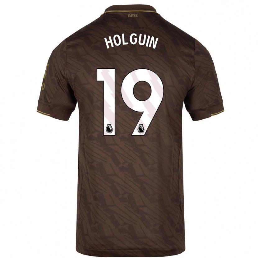 DanxenレディースPaula Holguin#19ブラウン ゴールドアウェイシャツ2025/26ジャージーユニフォーム