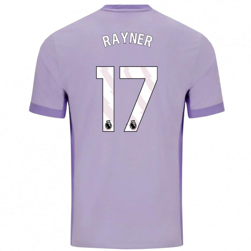 DanxenレディースBex Rayner#17タロ パープル ホワイトアウェイシャツ2025/26ジャージーユニフォーム