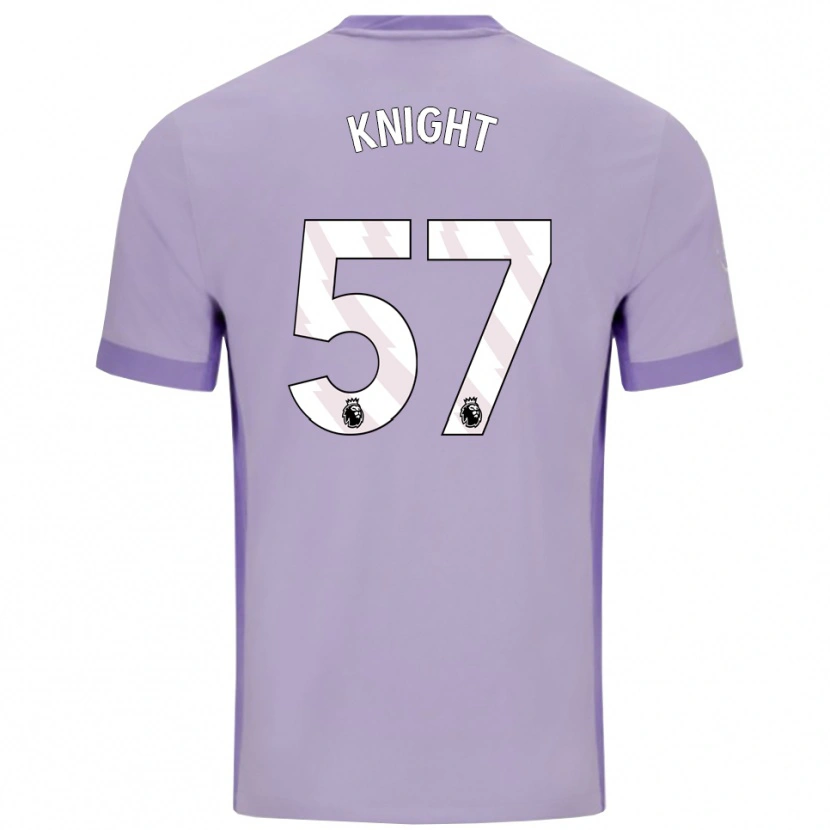 Danxenレディースジョー・ナイト#57タロ パープル ホワイトアウェイシャツ2025/26ジャージーユニフォーム