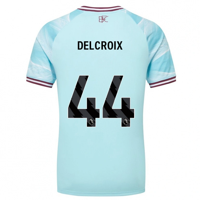 Danxenレディースハネス・デルクロイクス#44スカイブルー バーガンディアウェイシャツ2025/26ジャージーユニフォーム