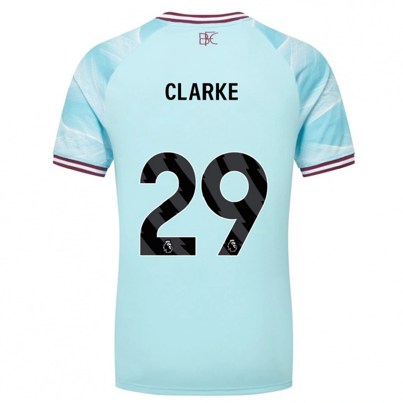 DanxenレディースAbby Clarke#29スカイブルー バーガンディアウェイシャツ2025/26ジャージーユニフォーム