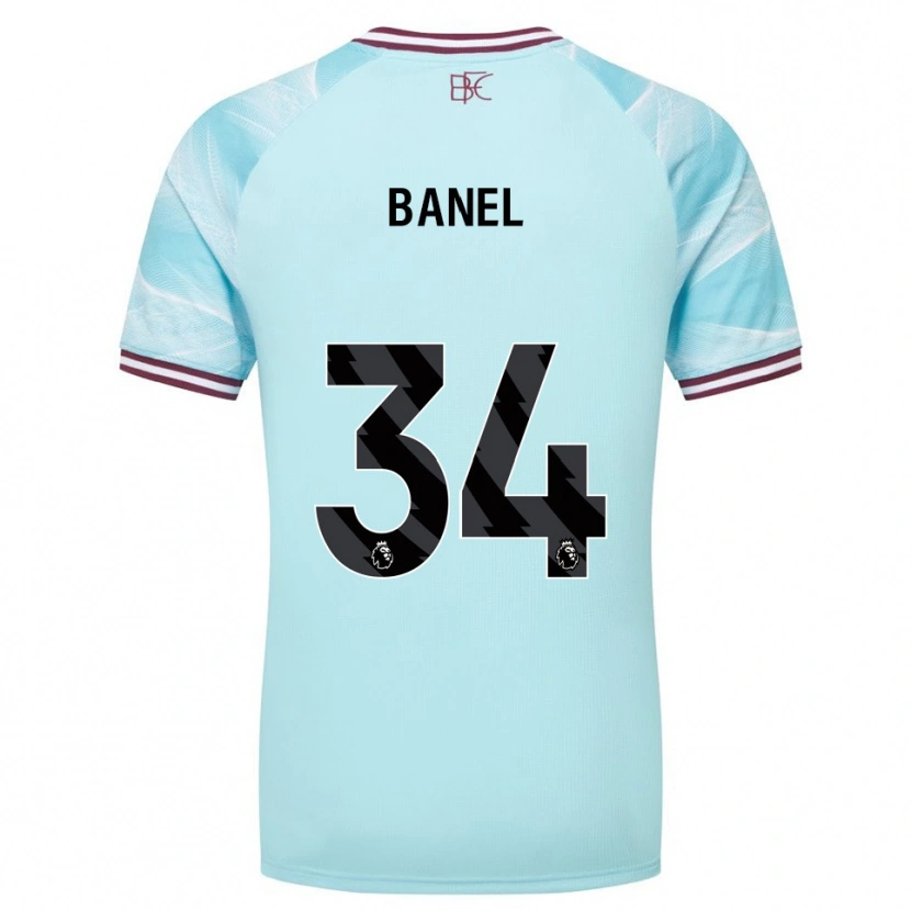 Danxenレディースヤイドン・バネル#34スカイブルー バーガンディアウェイシャツ2025/26ジャージーユニフォーム