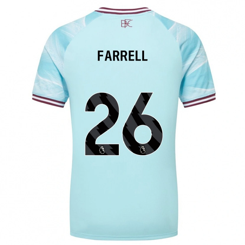 DanxenレディースLucy Farrell#26スカイブルー バーガンディアウェイシャツ2025/26ジャージーユニフォーム