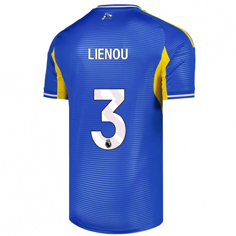DanxenレディースJayden Lienou#3ブルー イエローアウェイシャツ2025/26ジャージーユニフォーム