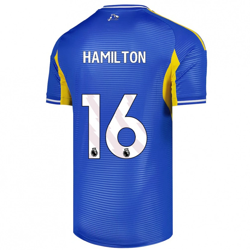 Danxenレディースジョシュア・ハミルトン#16ブルー イエローアウェイシャツ2025/26ジャージーユニフォーム