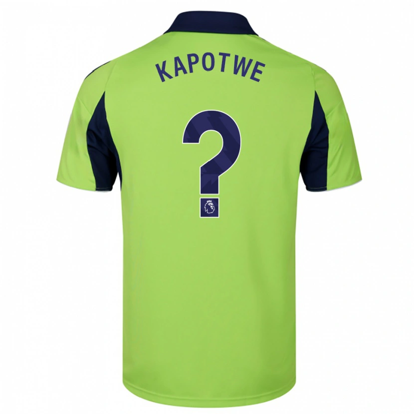 DanxenレディースChase Kapotwe#0グリーン ネイビー ホワイトアウェイシャツ2025/26ジャージーユニフォーム
