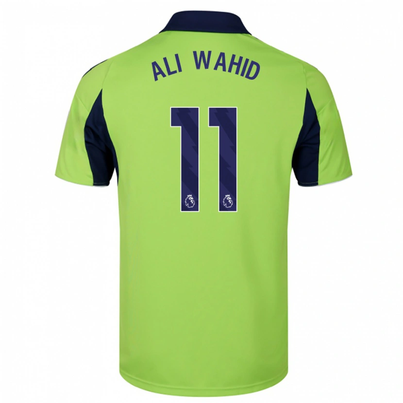 DanxenレディースFarhaan Ali Wahid#11グリーン ネイビー ホワイトアウェイシャツ2025/26ジャージーユニフォーム
