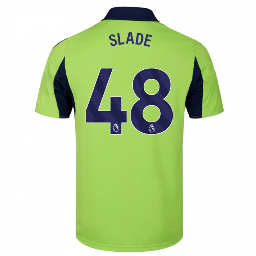 DanxenレディースBradley Slade#48グリーン ネイビー ホワイトアウェイシャツ2025/26ジャージーユニフォーム