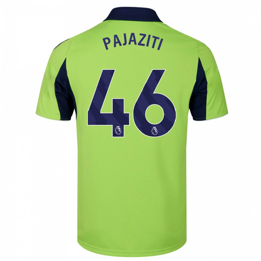 DanxenレディースAdrion Pajaziti#46グリーン ネイビー ホワイトアウェイシャツ2025/26ジャージーユニフォーム